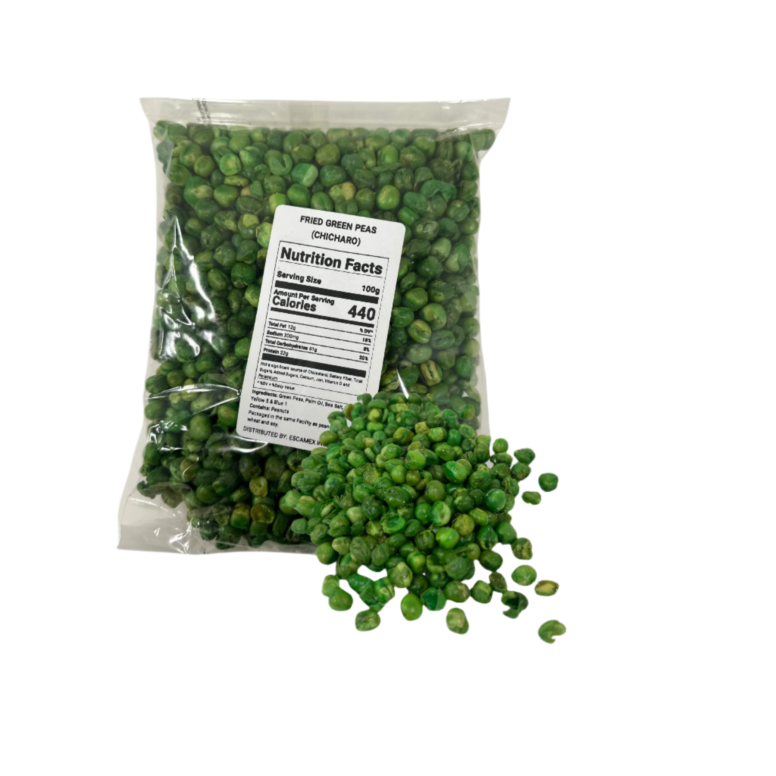 fried green peas 1 pound bag